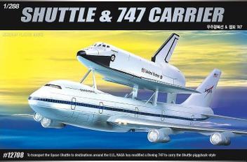 AviÃ£o 747 Transporte Onibus Espacial - Shuttle Carrier 12708 - ACADEMY