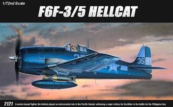 AviÃ£o Grumman F6F-3/5 - HELLCAT 12481 - ACADEMY