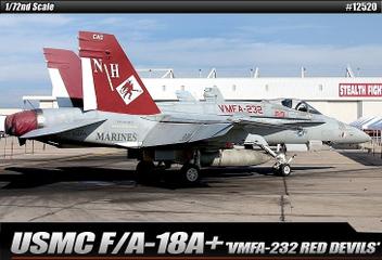 Aviao USMC F/A-18A+ VMFA 232 RED DEVILS 12520 - ACADEMY