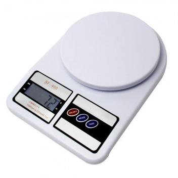 Balanca digital de cozinha sf400 - ate 10kg - branca - Globalmix