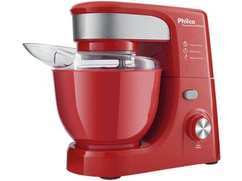 Batedeira Planetária Philco Vermelha 500W - PHP500 Turbo 12 Velocidades