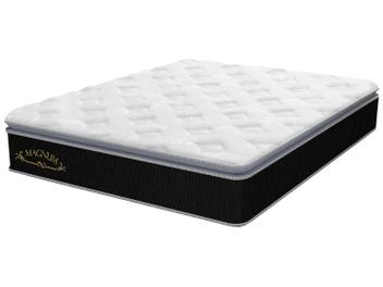 Cama Box Casal (Box + Colchão) Plumatex - Molas Ensacadas/Pocket 28cm de Altura Magnum