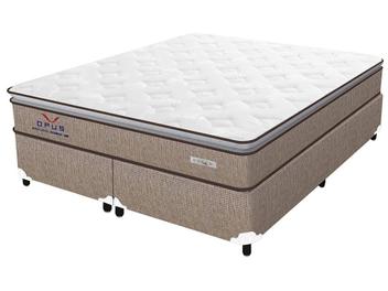Cama Box Queen (Box + Colchão) - Molas Ensacadas 28cm de Altura Plumatex Ópus