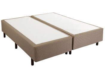 Cama Box Queen Size (Box + Colchão) Celuplás Mola - Vanille Softgel