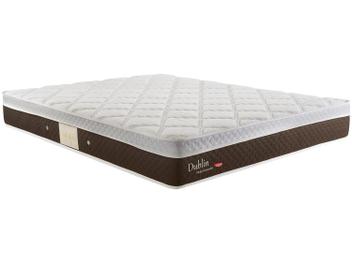 Cama Box Queen Size (Box + Colchão) Herval - Mola 26cm de Altura Dublin