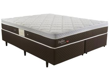Cama Box Queen Size (Box + Colchão) Herval - Mola 26cm de Altura Dublin