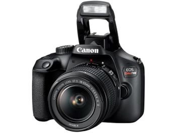 CÃ¢mera Digital Canon Semiprofissional - EOS Rebel T100 Wi-Fi