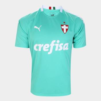Camisa Palmeiras III 19/20 s/n - Torcedor Puma Masculina Verde - G Menor preço em Camisa Palmeiras III 19/20 s/n - Torcedor Puma Masculina Verde - G