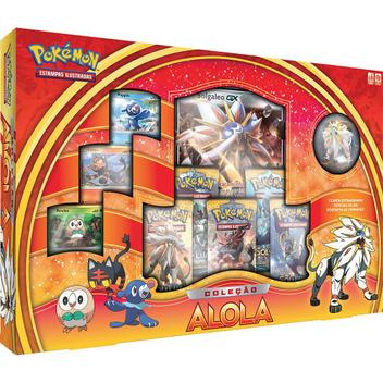 Cartas Pokemon Box ColeÃ§Ã£o Alola Solgaleo - Copag