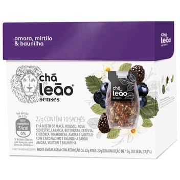 Chá Leão Senses - Amora, Mirtilo Baunilha 22g C/10 Sachês