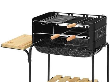 Churrasqueira à Carvão Mor Califórnia Desmontável - com Grelha e 3 Espetos