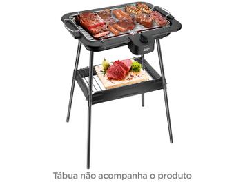 Churrasqueira Elétrica Lenoxx 1800W - com Controle de Temperatura Grand Pratic PCH 143