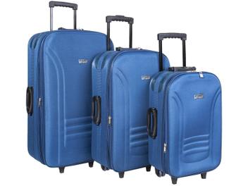 Conjunto de Malas 3 Peças Swiss Move - Lucerna EX Azul Marinho