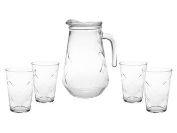 Conjunto para Suco em Vidro 5 Peças Nadir - Maracatu