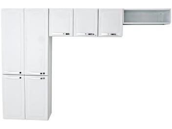 Cozinha Compacta Itatiaia Rose - 7 Portas Aço