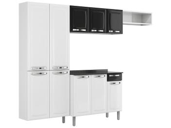 Cozinha Compacta Itatiaia Rose - 7 Portas Aço