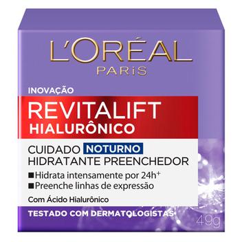 Creme Anti-idade L'Oréal Paris - Revitalift Hialurônico Noturno
