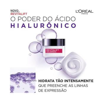 Creme Anti-idade L'Oréal Paris - Revitalift Hialurônico Noturno