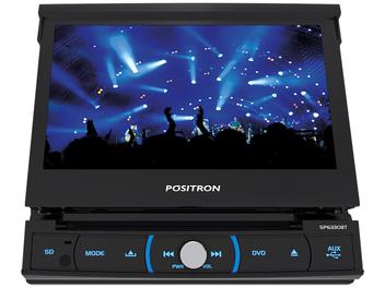 DVD Automotivo Positron SP6330BT LCD 7” - Retrátil Touch Bluetooth 4X20 Watts RMS