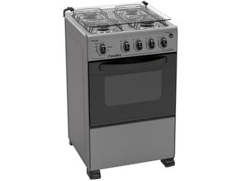 Fogão 4 Bocas Inox Esmaltec Acendimento Automático - 4Q Caribe - Magazine Ofertaesperta