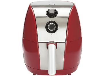 Fritadeira Elétrica Sem Óleo/Air Fryer Britânia - Air Fry BFR01VI Vermelha e Prata 3,2L com Timer