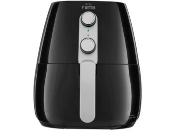 Fritadeira Elétrica Sem Óleo/Air Fryer Fama - Air Fry Preta 2,9L com Timer