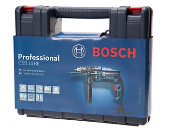 Furadeira de Impacto Bosch 750W Velocidade - Variável Mandril 1/2” GSB 16 RE Professional