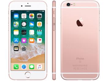 iPhone 6s Apple 32GB Ouro Rosa 4G Tela 4.7â€ - Retina CÃ¢m. 12MP + Selfie 5MP iOS 11 Proc. A9