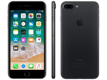 iPhone 7 Plus Apple 32GB Preto Matte 4G Tela 5.5â€ - CÃ¢m. 12MP + Selfie 7MP iOS 11 Proc. Chip A10
