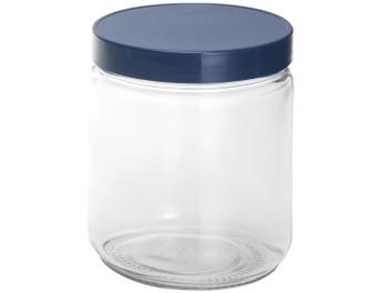 Jogo de Pote de Vidro Invicta com Tampa - Redondo 3 Peças