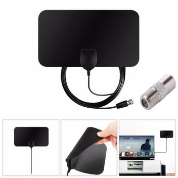 Kit Antena Interna + Amplificador de Sinal HDTV para Tv Digital - Satelite