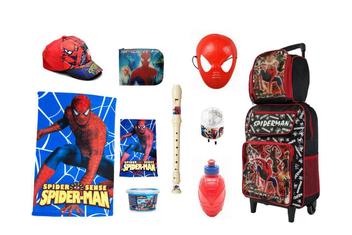 Kit escolar completo do homem aranha c/ 11 itens - Hero