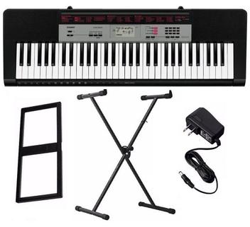 Kit Teclado Musical CTK-1500 Casio + Fonte + Suporte