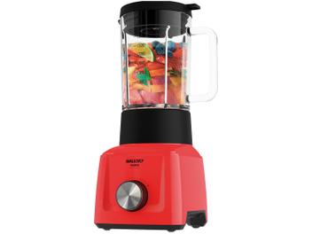 Liquidificador Mallory Taurus Glass Copo de Vidro - Vermelho 12 Velocidades 1300W