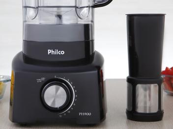 Liquidificador Philco PH900 Preto com Filtro - 12 Velocidades 1200W