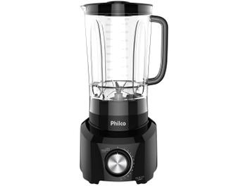 Liquidificador Philco PLQ1212 Preto com Filtro - 12 Velocidades 1200W