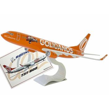 Maquete Boeing 737-800 GOL 10 Anos + Cartão Postal Boeing 737-800 GOL - Bianch