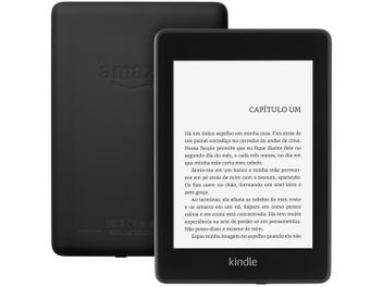 Novo Kindle Paperwhite Amazon à Prova de Água - Tela 6” 8GB Wi-Luz Embutida Preto
