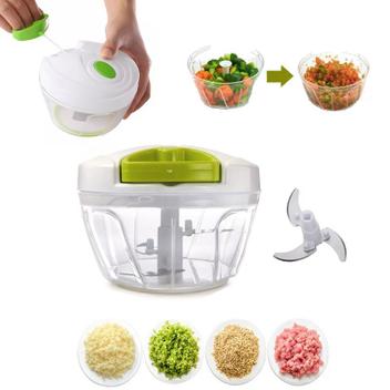 Processador Triturador Manual De Alimentos 3 Lâminas Cozinha - Ry top brasil