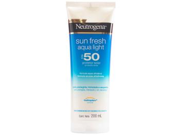 Protetor Solar Corporal Neutrogena FPS 50 - Sun Fresh Aqua Light 200ml