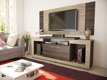 Rack com Painel para TV atÃ© 55â€ 2 Portas - Caemmun Premium Elegance