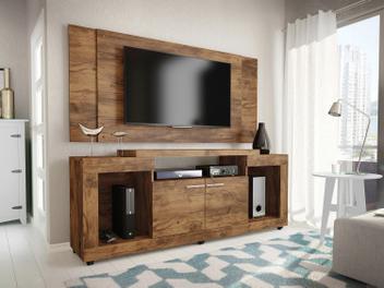 Rack para TV até 55â 2 Portas - com Painel para TV até 55â Caemmun Sense Elegance
