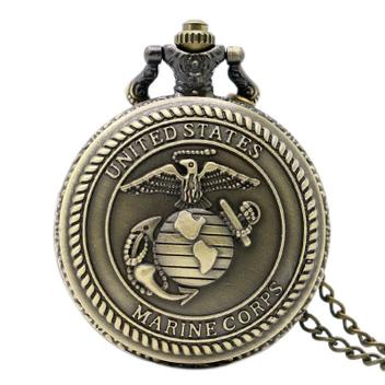 RelÃ³gio De Bolso United States Marine Corps - Fuzileiros Navais - RenascenÃ§a