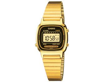 Relógio Feminino Casio Digital - Resistente à Água Calendário LA670WGA-1DF