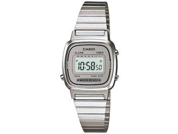 Relógio Feminino Casio Digital - Resitente à Água Calendário Vintage LA670WA-7DF