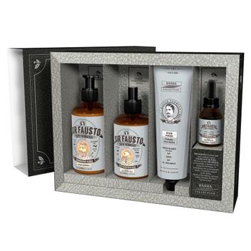 Sir Fausto Barba Kit - Tônico + Óleo + Pomada + Shampoo