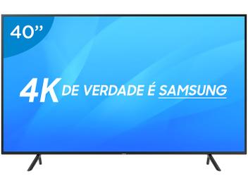 Smart TV 4K LED 40â€ Samsung NU7100 Wi-Fi HDR - Conversor Digital 3 HDMI 2 USB