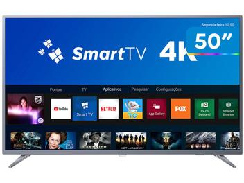 Smart TV 4K LED 50â€ Philips 50PUG6513/78 Wi-Fi - Conversor Digital 3 HDMI 2 USB