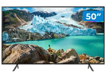 Smart TV 4K LED 50” Samsung UN50RU7100 Wi-Fi - HDR 3 HDMI 2 USB