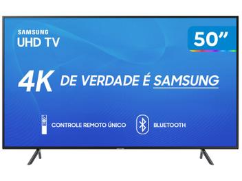 Smart TV 4K LED 50â€ Samsung UN50RU7100 Wi-Fi - HDR Conversor Digital 3 HDMI 2 USB